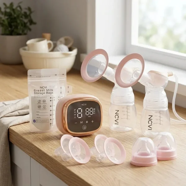 6-Bottle Storage Breast Milk Cooler Bag-Insulated Travel Case (Set of 1)