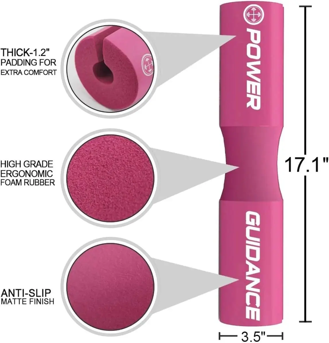 Barbell Squat Pad-Neck & Shoulder Support Cushion (Set of 1)