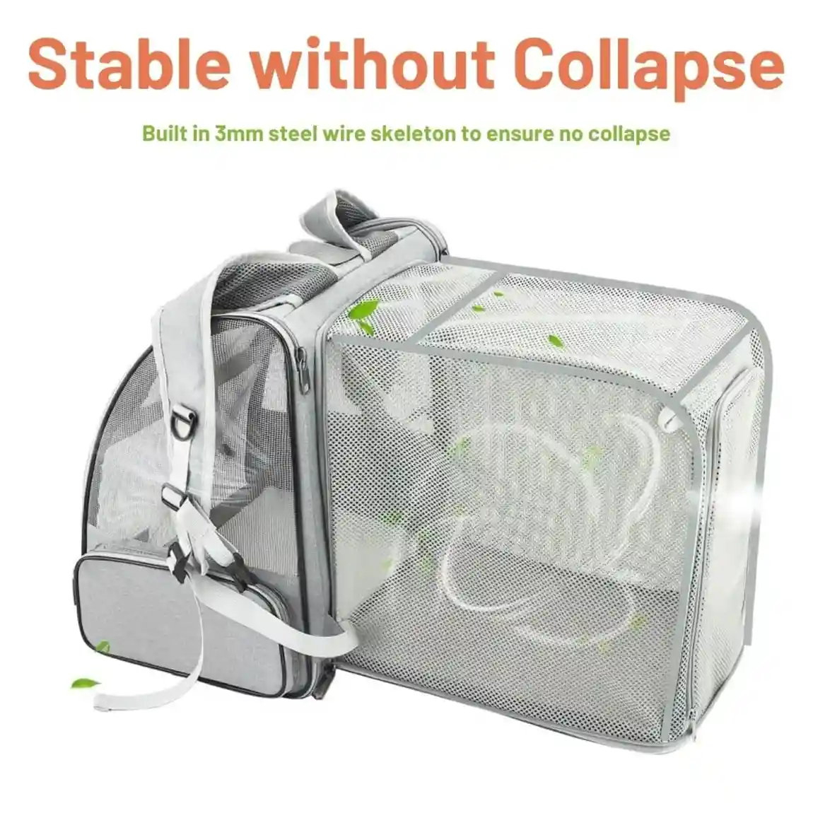 Expandable Cat Backpack Travel Bag (Set of 1)