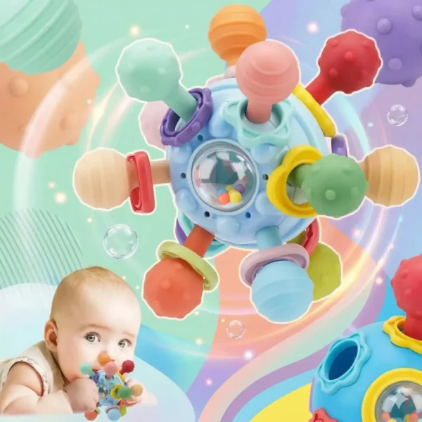 Montessori Sensory Toy - 0-12 Months-Safe Play (Set of 1)