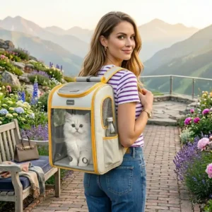 Transparent Pet Carrier Space Capsule India