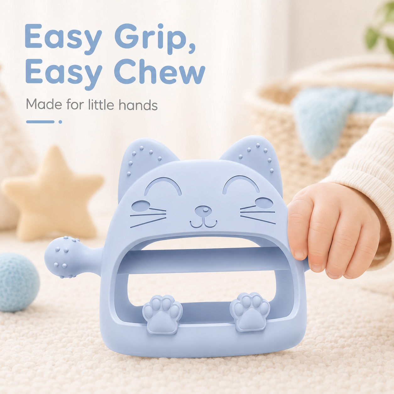 Cat Shape Baby Teether Toy - Image 6