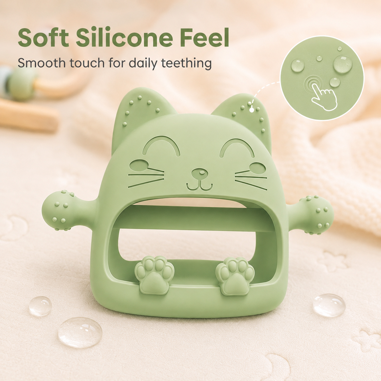 Cat Shape Baby Teether Toy - Image 5