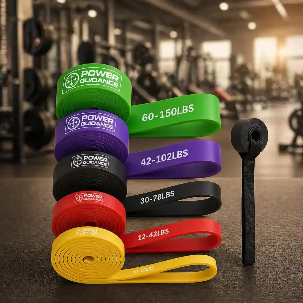Resistance Bands Set Home Workout for full body strength training and fitness.