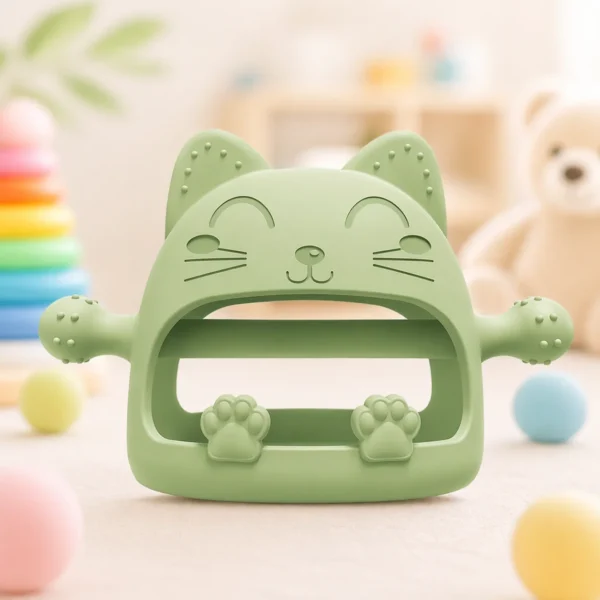 Cat Shape Baby Teether India product image on DealzCart